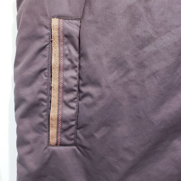 Orvis Insulated Cotton Vest Flannel Lining Brown Outdoor Sporting Men's Large - Picture 8 of 13